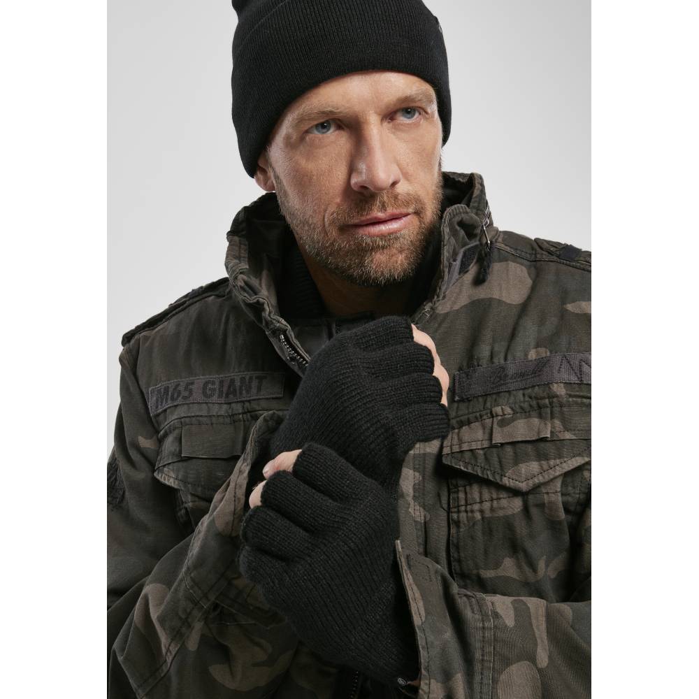 Brandit - Finger Stall black Handschoenen - Vingerloze handschoenen - Zwart